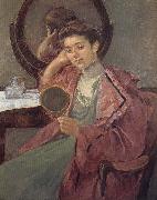 Mary Cassatt Lady in front of the dressing table china oil painting reproduction